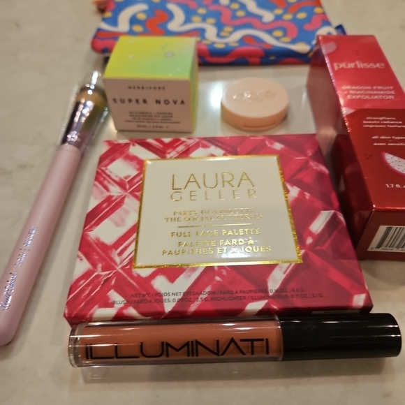 makeupbundle laura geller Social Butterfly half baked ciate illuminati purlis - Picture 2 of 5